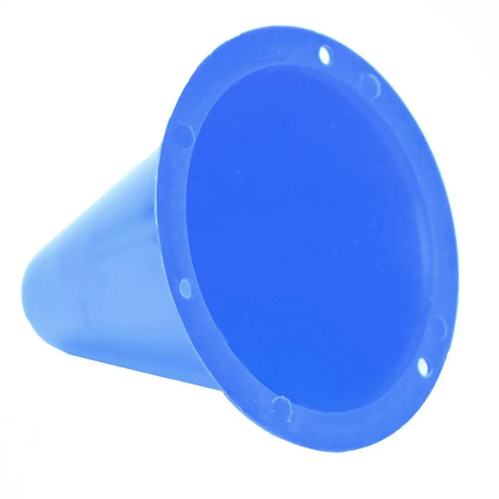 

10pcs Soccer Training Cone Football Barriers Plastic Marker Holder Accessory (Blue)