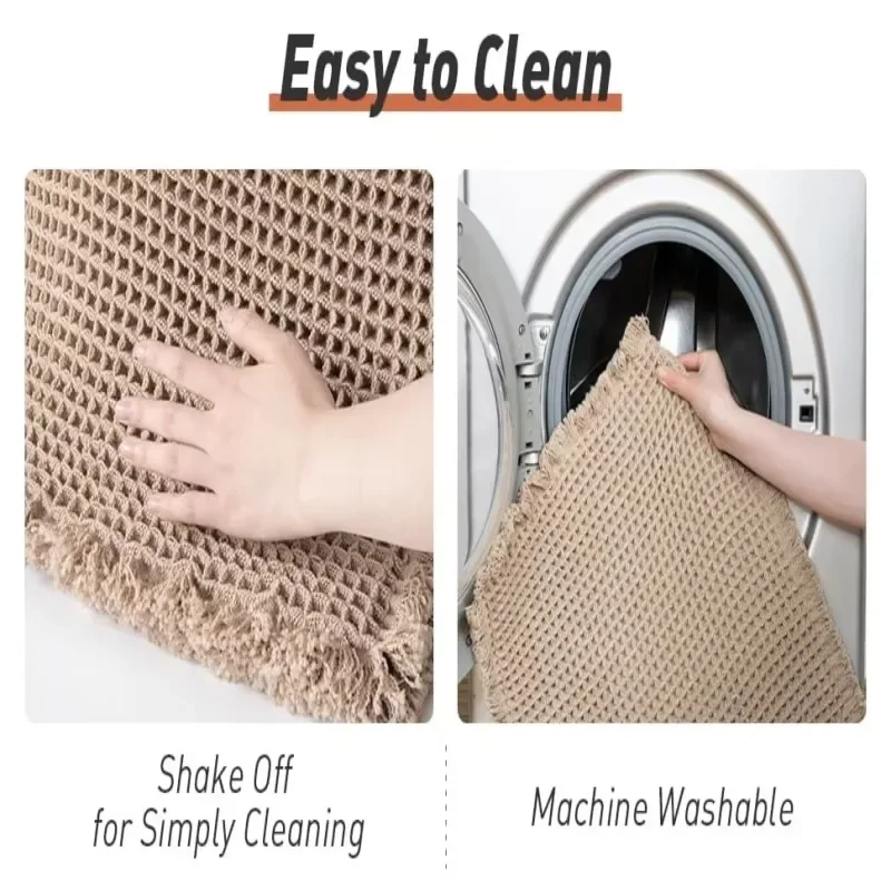 Модернизированный вафельный коврик портативный дверной проем для ванной