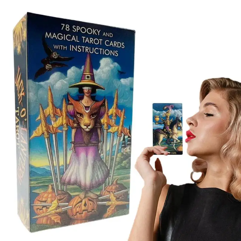 

78pcs/box Spooky And Magical Tarot Cards Various Styles Of Tarot Table Game Divination Entertainment Card Game