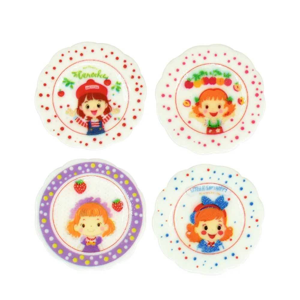 

Миниатюрные тарелки для хлеба из смолы 4 шт.