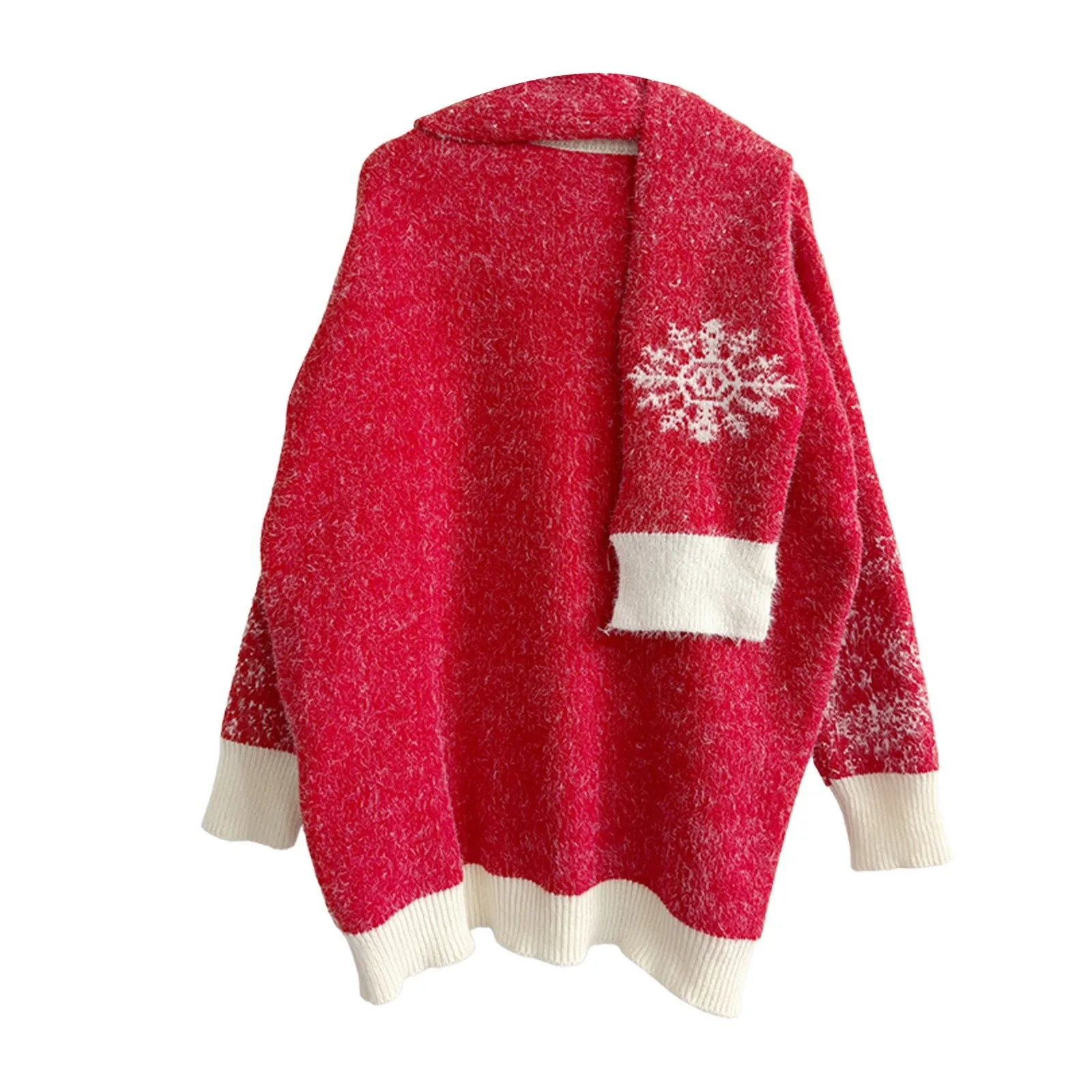 Цветочный Санта-Клаус Лось Рождественская елка Шар 3D Украсить Уродливый свитер