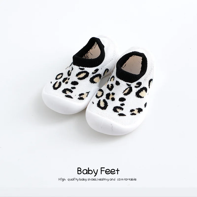 SIDAXING Baby Socks with Rubber Soles Cartoon Shoes Infant Sock Steps Anti-slip Leather Kids Floor Slippers |