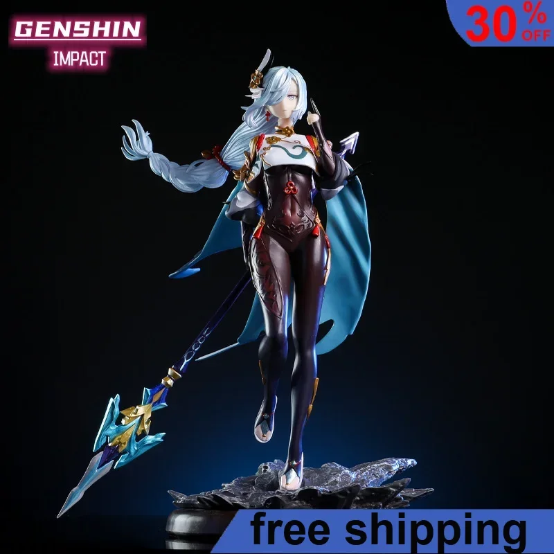 

30cm Genshin Impact GK Shenhe Figurine Anime Girl PVC Action Figure Game Statue Collection Model Doll Toy For Kid Gift