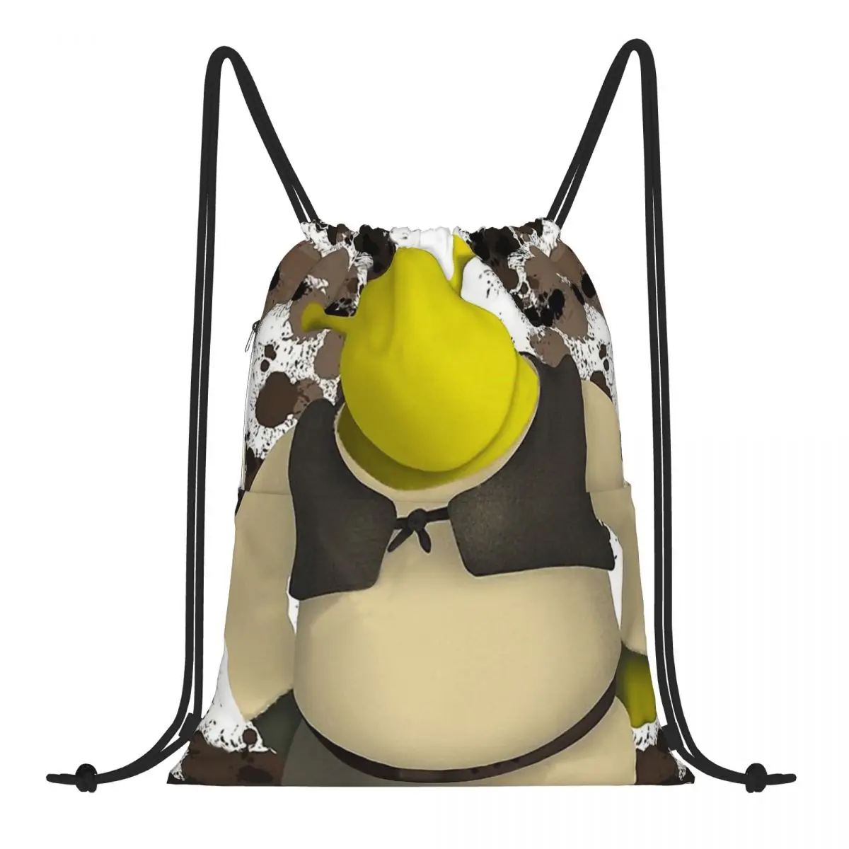 

Get Out Of My Swamp Shrek Green Schreck Comedy Film Backpack Bundle Pocket Shopping Bag Outdoor Hiking Storage Bag Boys Girls