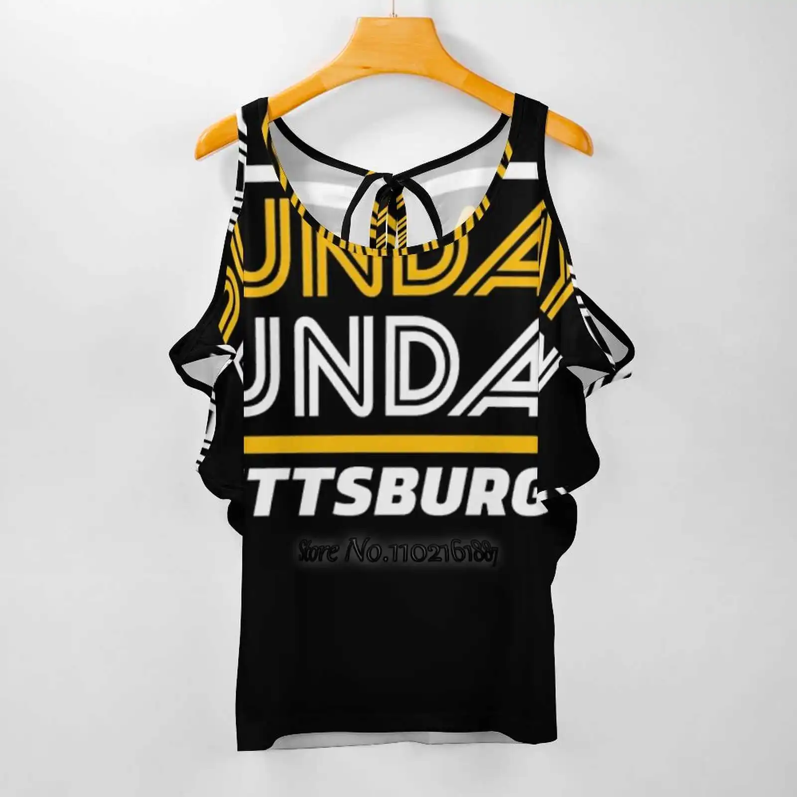Винтажная женская футболка Pittsburgh Retro футбольная команда Steelers Sunday Funday топ на одно