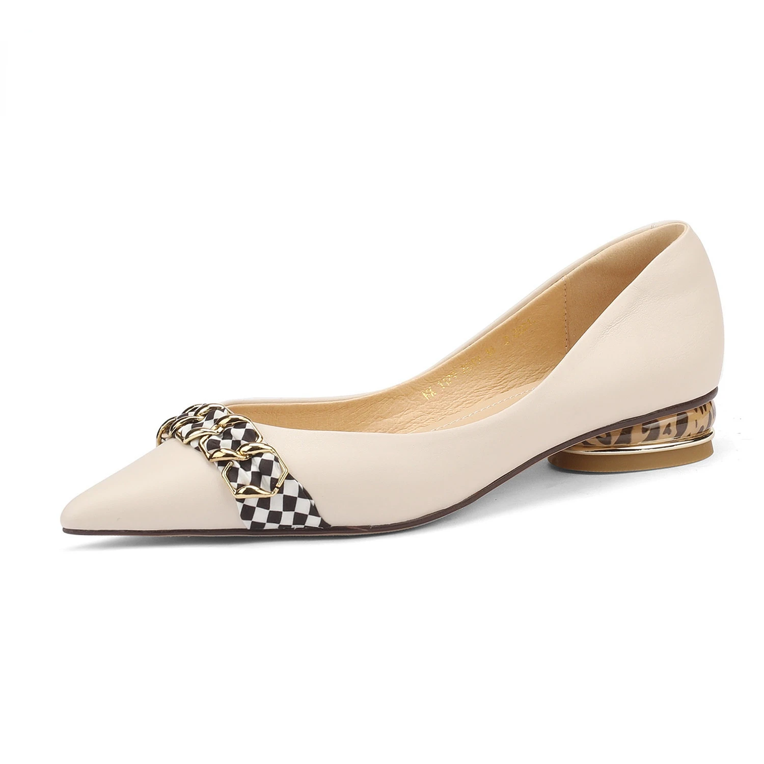 

Flats Women Shoes 2022 Cow Leather Soft Sole Slip on Sheepskin Insole Pigskin Lining Handmade Casual Low Heel Shoes Girl Shoes