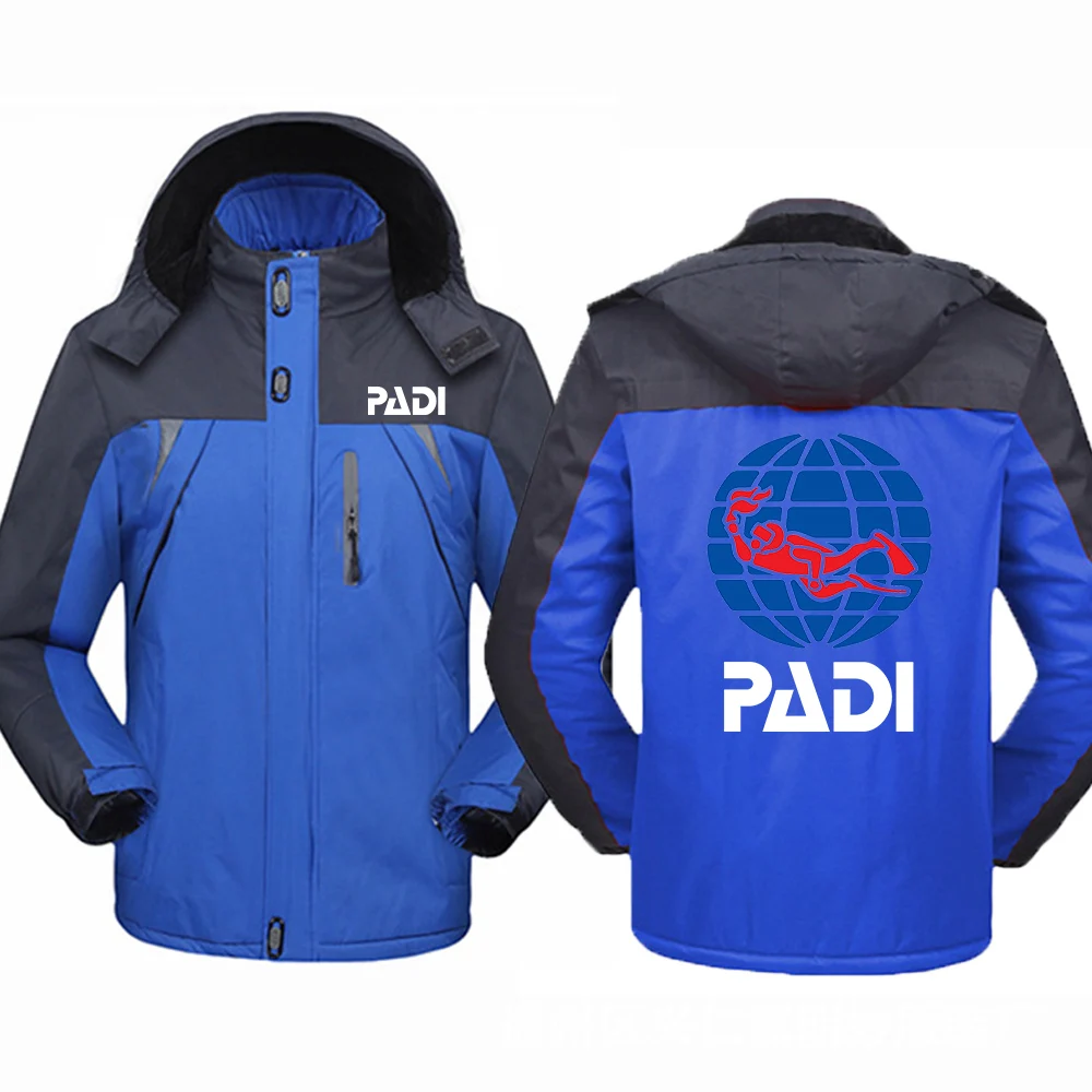 Непромокаемая ветровка с логотипом Padi для водителя акваланга теплая уличная