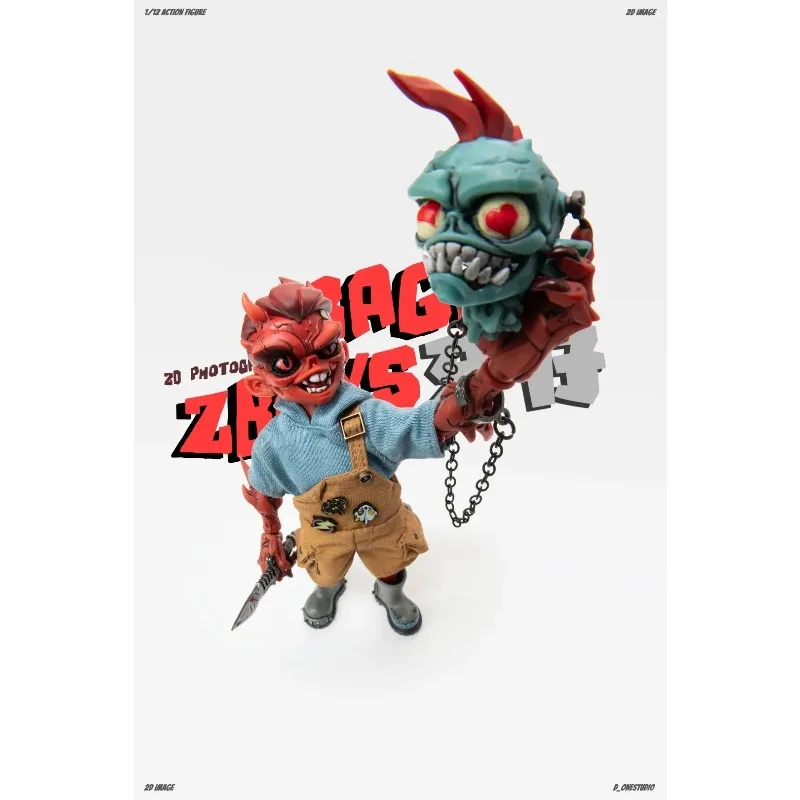 Фото В наличии: коллекционная фигурка D_one Studio Rage-Zboys Series Tooth Boy Yazai в масштабе 1/12 для взрослых. №4