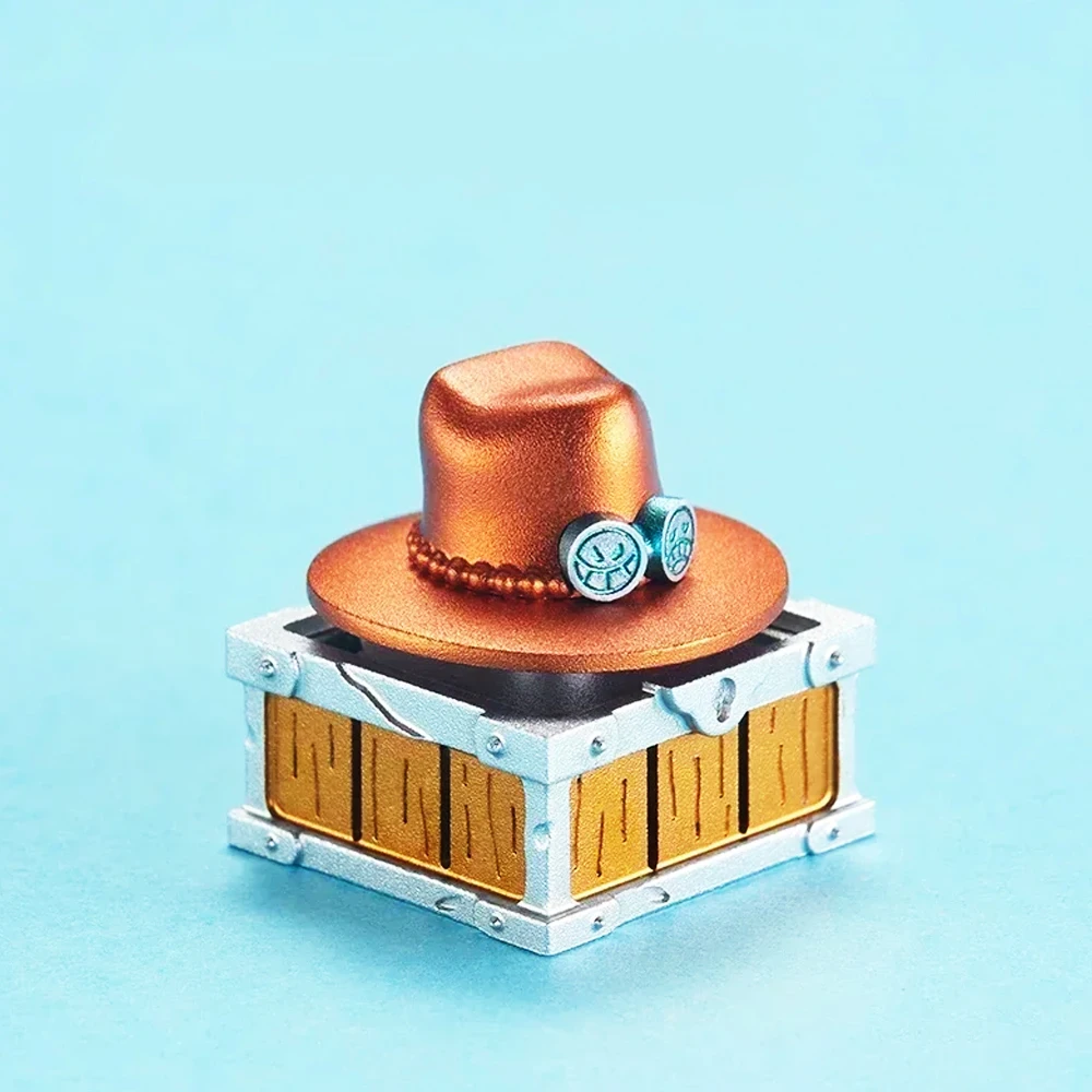 ZOMO аниме колпачки для клавиш Луффи Чоппер Шляпа из алюминиевого сплава цельная