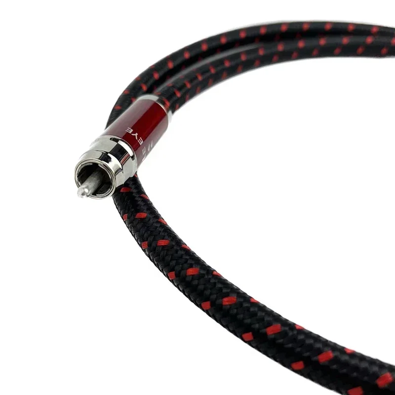 Цифровой коаксиальный кабель Eagle Eye HiFi Audio RCA 75 Ом серебряные кабели для сабвуфера
