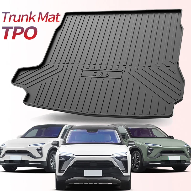 

Car Trunk Mat Storage Box Pad For Nio ES6 ES8 ET7 EC6 Waterproof Anti-dirty Tray Protective Rubber Automotive Interior