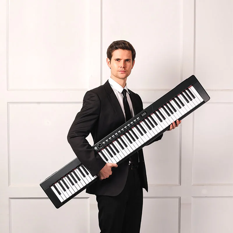 

Folding Piano Musical Keyboard Professional 88 Keys Otamatone Musical Keyboard Midi Controller Teclado Infantil Electronic Piano
