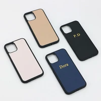 free diy new style customized service saffiano leather protective case for iphone 11 12 13 pro max cover for 7 8 plus universal
