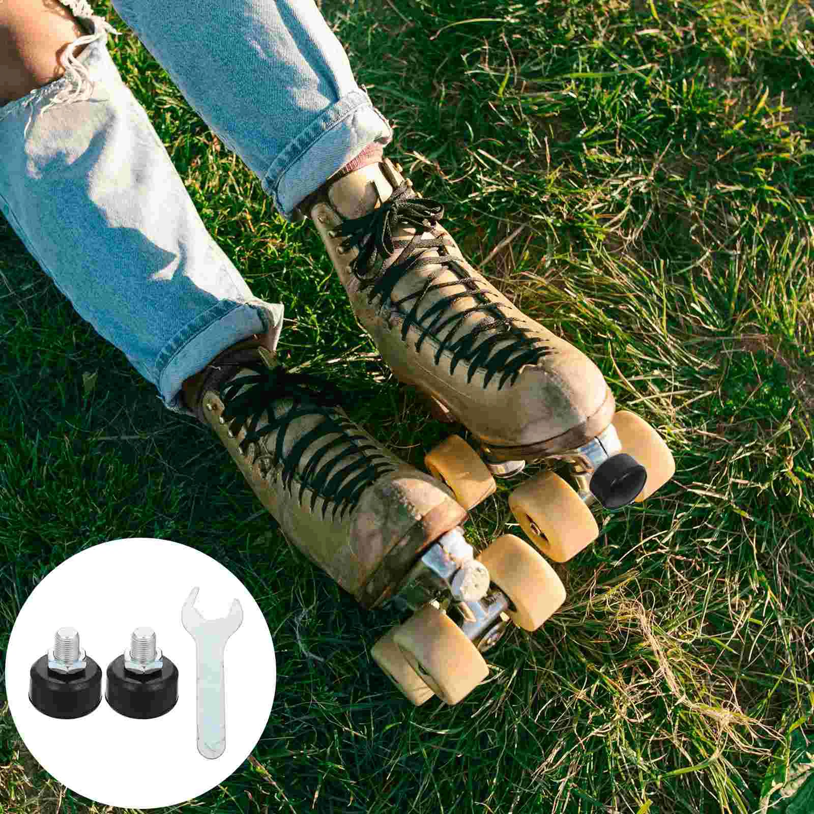 

1 Set Brake Roller Skates Stopper Ice Skates Brake Skates Rubber Brake for Sports Training Stopping Outdoor