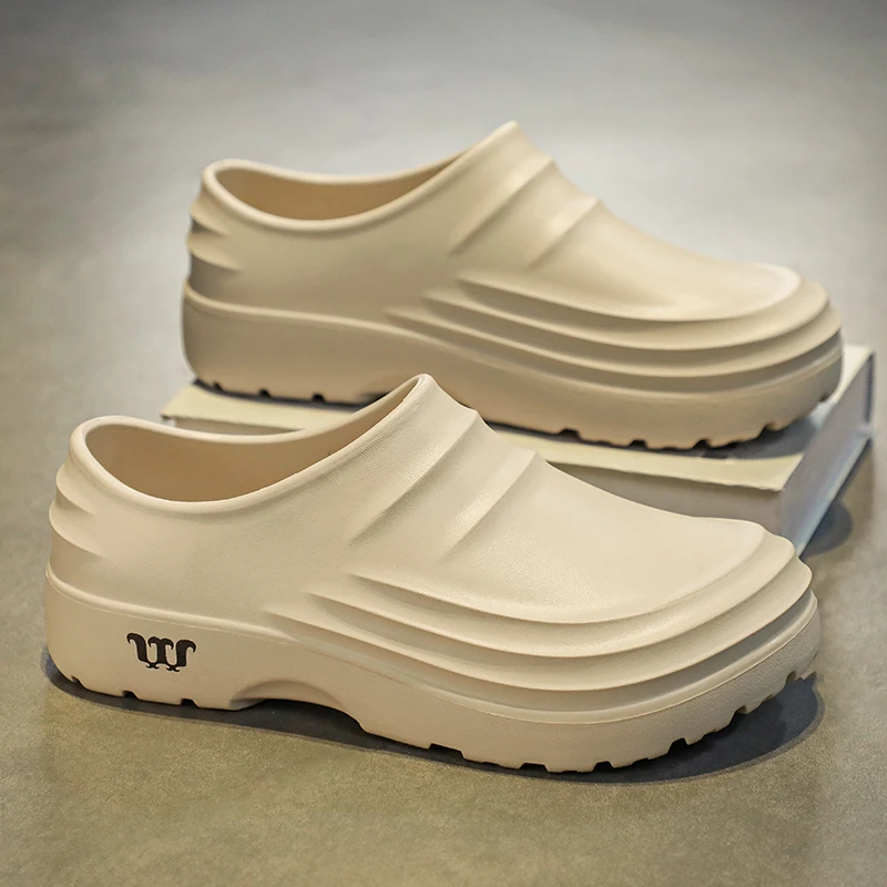 Женские Повседневные Слипоны Садовая Обувь Из ЭВА Нескользящая Маслостойкая