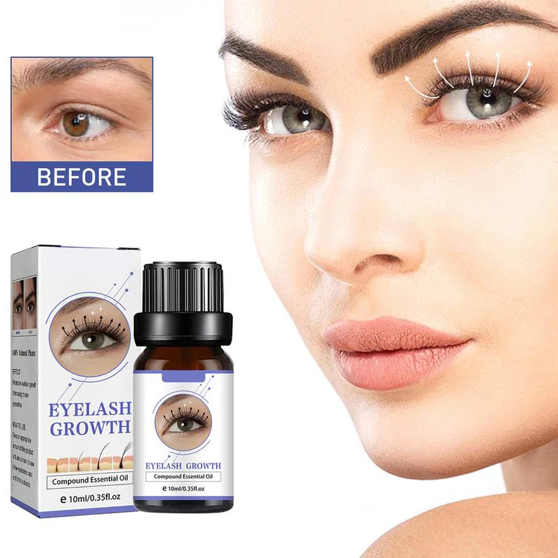 

Eyelash Growth Serum Moisturizing Eyelash Nourishing Essence For Eyelashes Enhancer Lengthening Thicker 10ml