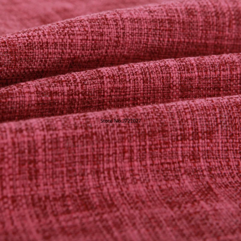 Горячая Распродажа льняная однотонная наволочка для дивана цвет чистый желтый