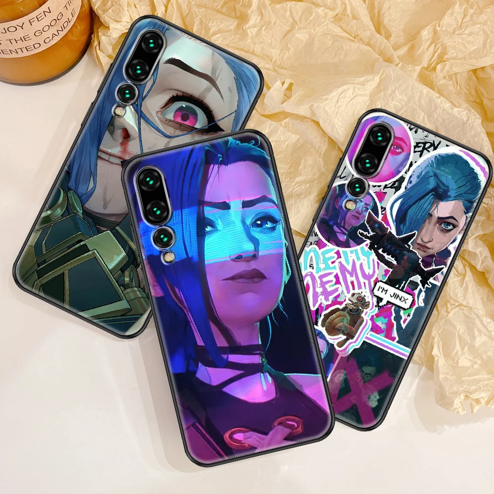 

Чехол для телефона Arcane Jinx для Huawei P Mate P10 P20 P30 P40 10 20 Smart Z Pro Lite, Черный Модный водонепроницаемый силиконовый чехол prime pretty