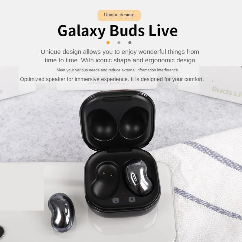 

TWS Buds Live Sports Wireless Earbuds Bluetooth 5.0 Earphone 9D Stereo R180 Headset for All Smartphones Samsung Iphone Buds Live