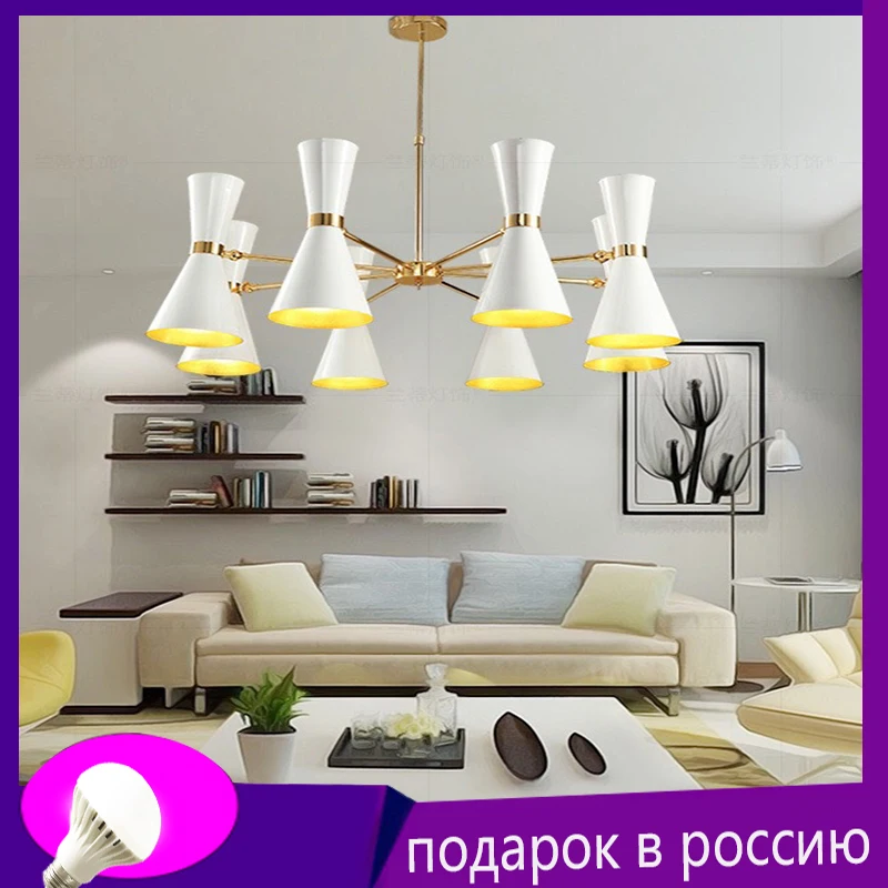 

Modern Living Room Bedroom E27 Chandelier Hotel Restaurant Cafe Wrought Iron Lamp Lighting Wholesale
