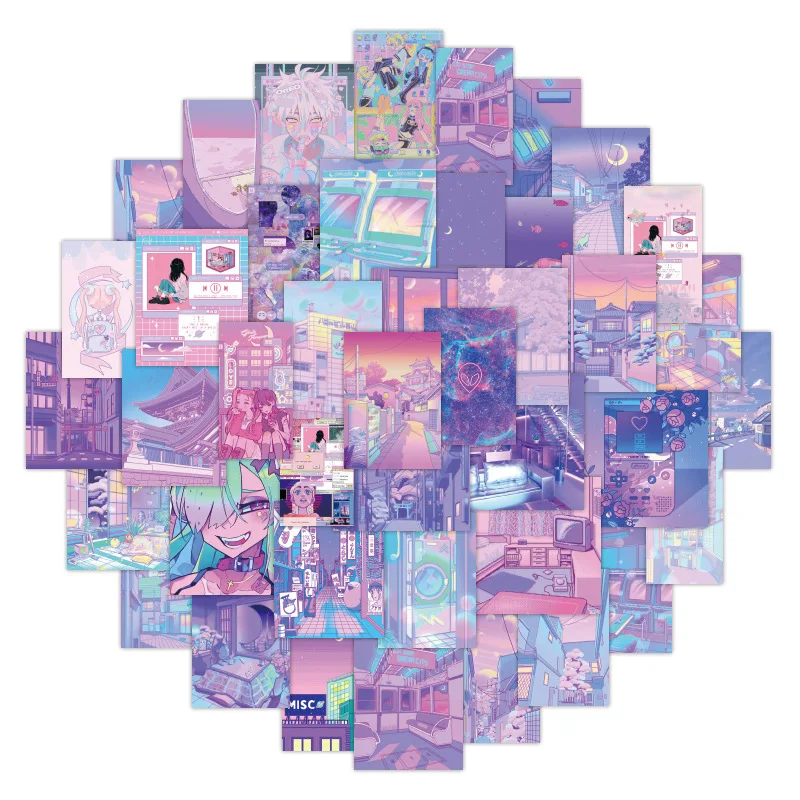 

60 шт., водонепроницаемые наклейки для телефона