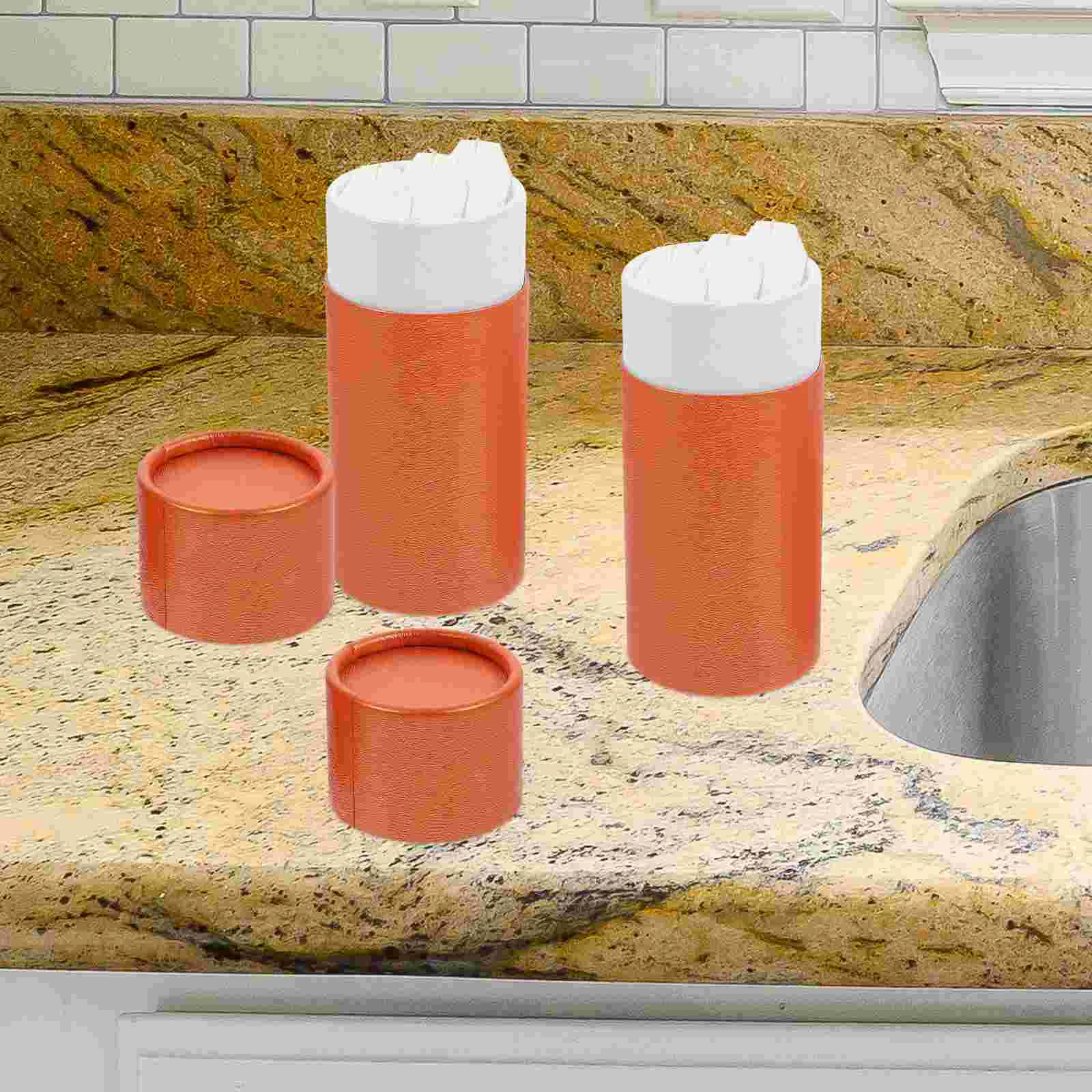 

10 Pcs Paper Box Storage Kraft Case Deodorants Containers Tea Can Vellum Gift Wrapping Bottle