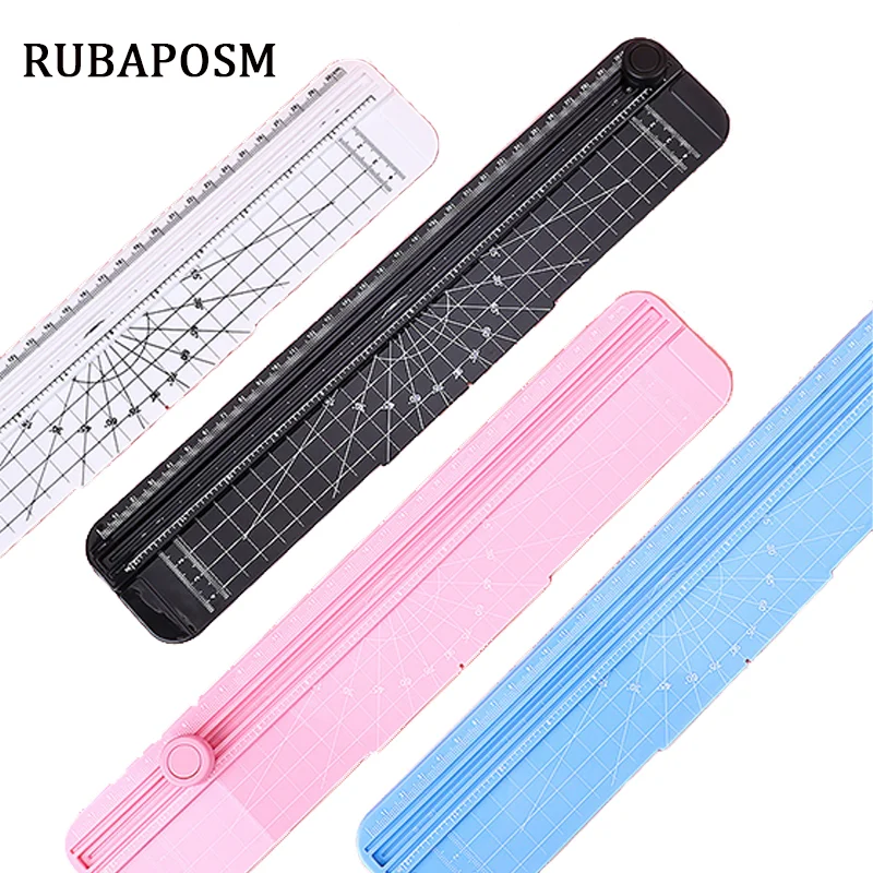 

Portable Paper Trimmer Scrapbooking Machine Craft Photo Guillotine Cutter Precision Cutting Diy Blades Art Tool Office Supplies