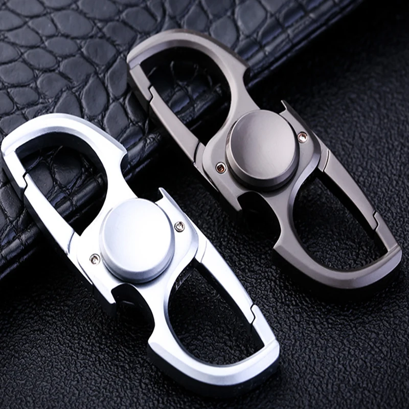 Multifunctional Fidget Spinner Metal Bottle Opener Spinning Top Keychain Adults Stress Relief Hand Spinner Toy Kids Adults Gift