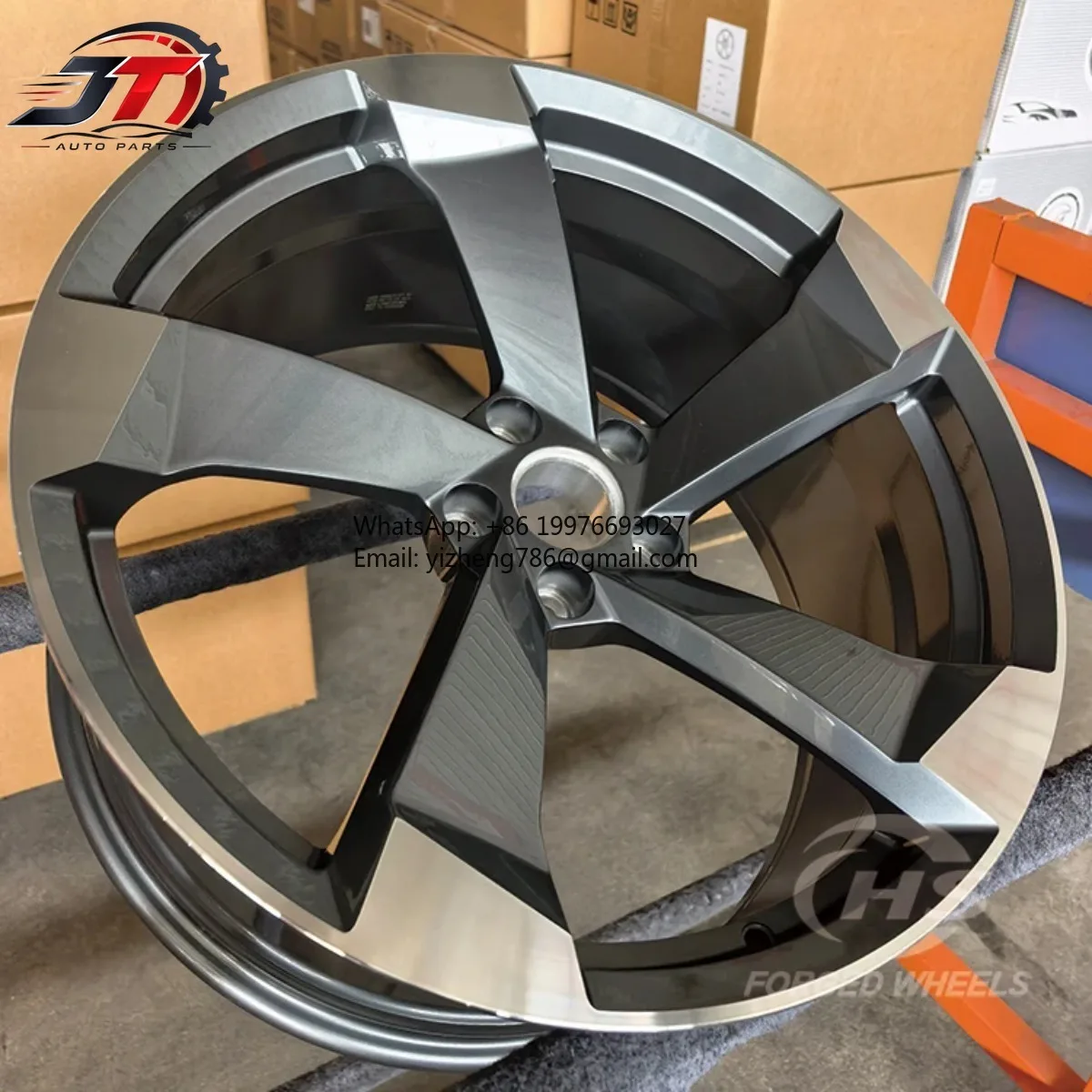 Фото Кованые диски JT HS Bronze 18, 19, 20 дюймов, 5x112, OEM-производства, для M4 G82, CS, CSL, M 530, G80, X3, G81, G83. №1