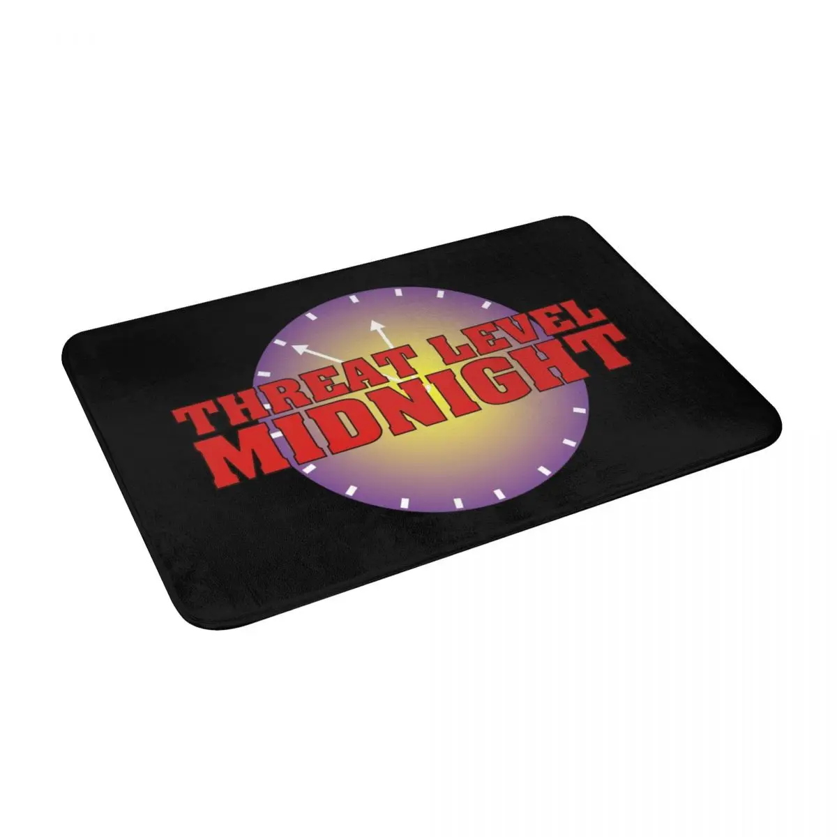 

Threat Level Midnight Bath Door Floor Mat Anti-slip Rug Carpet Entrance Living Room Home Kitchen Durable Doormat Bedroom Toilet
