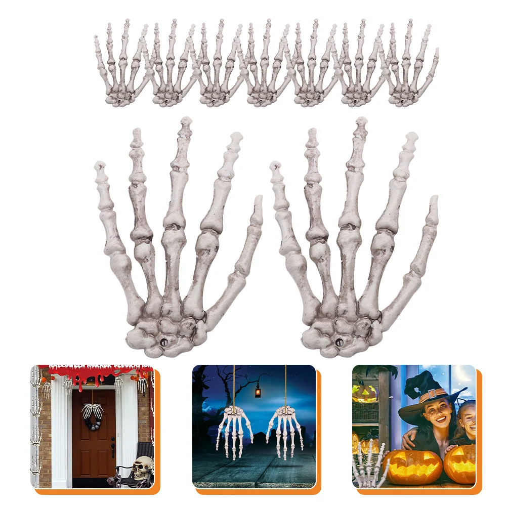 

Hand Handshuman Decor Fake Realistic Decorsdead Party Zombie Parts Body Bones Severed Bone Size Life Props Skeletonsfinger