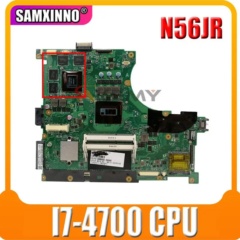 

Материнская плата N56JR EDP I7-4700 CPU для ASUS N56JR N56JK N56J N56 материнская плата для ноутбука N56JR N14E-GL-A1 стандартный тест