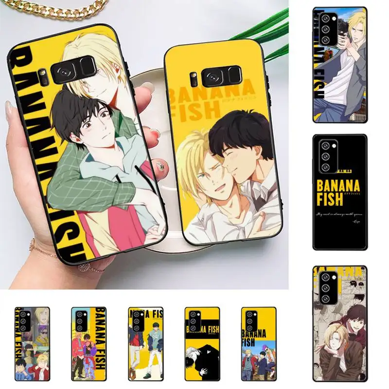 

Funny Japan Anime Banana Fish Phone Case For Samsung Galaxy Note 10Pro Note20ultra note20 note10lite M30S Coque
