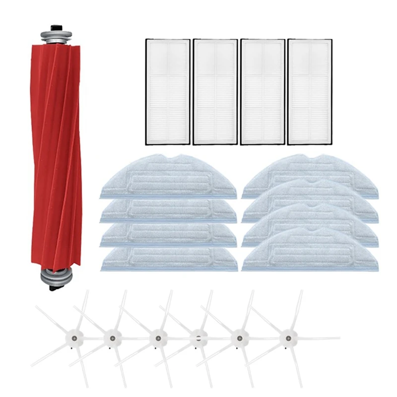 

Replacement Parts Compatible For Xiaomi Roborock G10/T7SPLUS/S7 Hepa Filter Mopping Cloths Side Brush