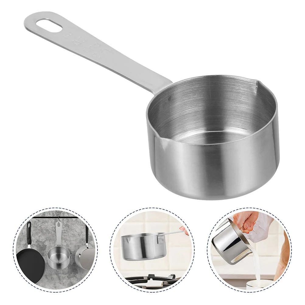 

Pot Sauce Saucepan Pan Steel Soup Butter Warmer Cooking Mini Pitcher Creamer Bowl Stainless Coffee Handle Measuring Bowls