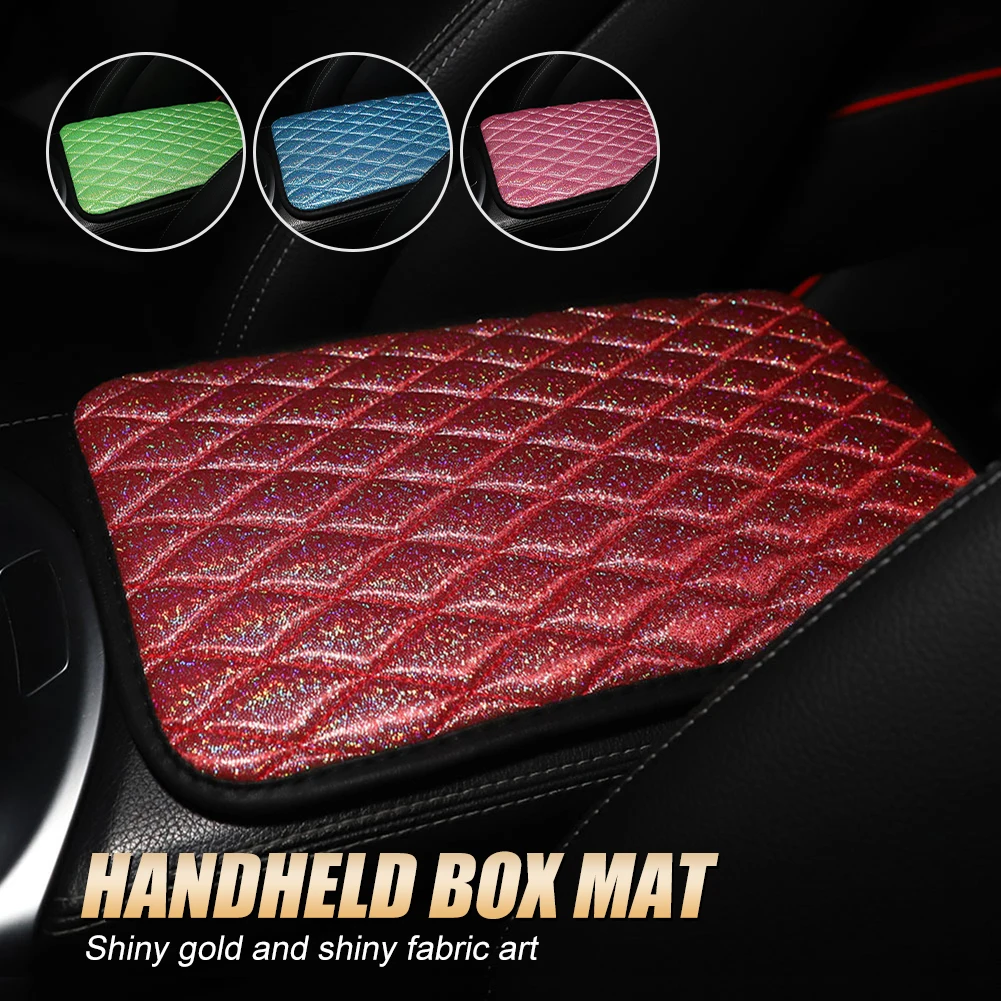 

Universal Car Central Armrest Pad PU Leather Armrest Protection Mat Auto Center Console Armrest Seat Storage Box Cover Pad