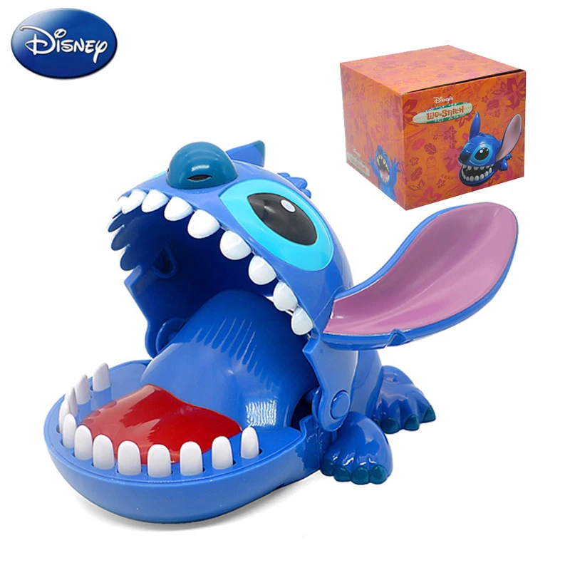 

Disney Anime Stitch Action Figure Biting Toy Lilo and Stitch Tricky Toys Cartoon Characters Desktop Decoration Children's Gifts