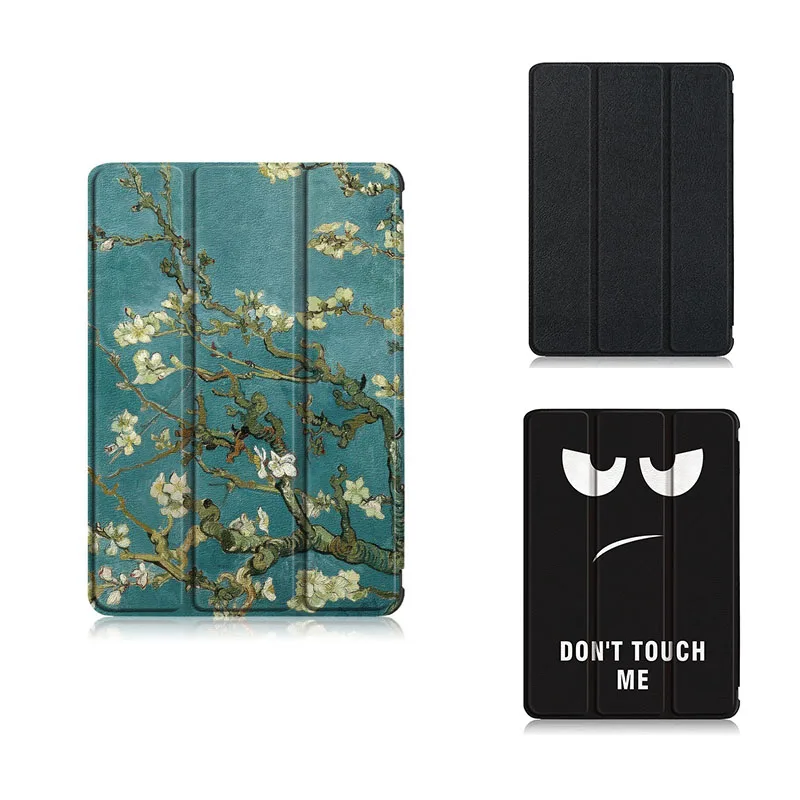 

Tablet Cover Case For Fire HD 8 Plus / Fire HD 8 PU Leather Case Tri-Fold Protective Tablet Cover