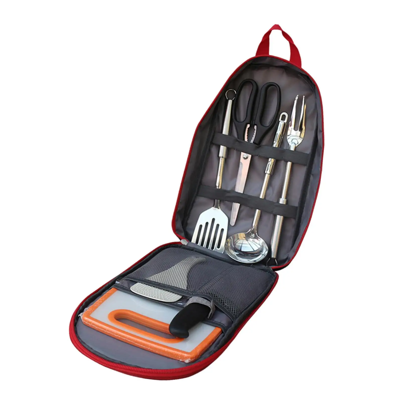 

7x Camping Cooking Utensils Camp Kitchen Equipment for Grill Hiking RV