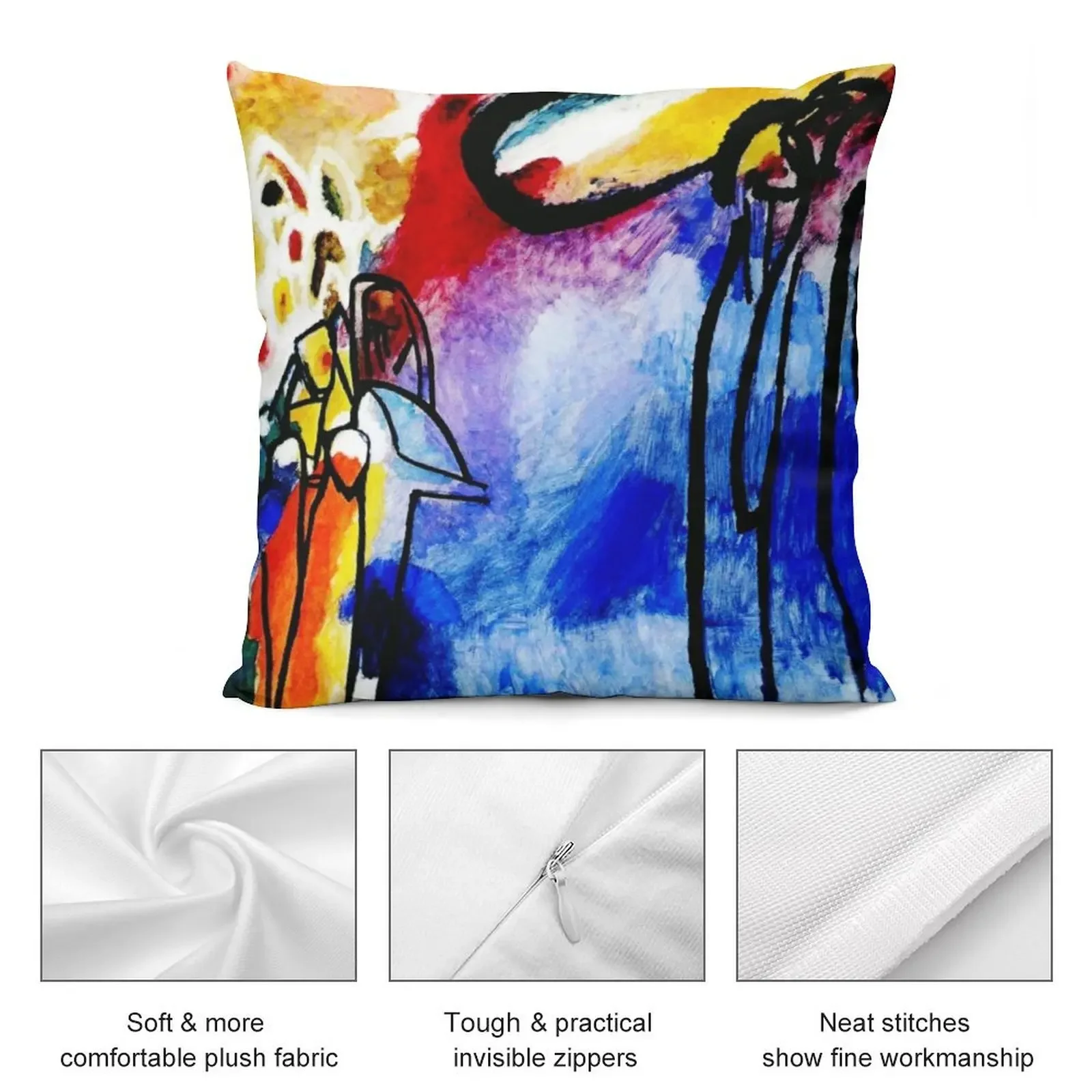 Импровизация 19 Василий Кандинский абстрактное искусство декоративная наволочка