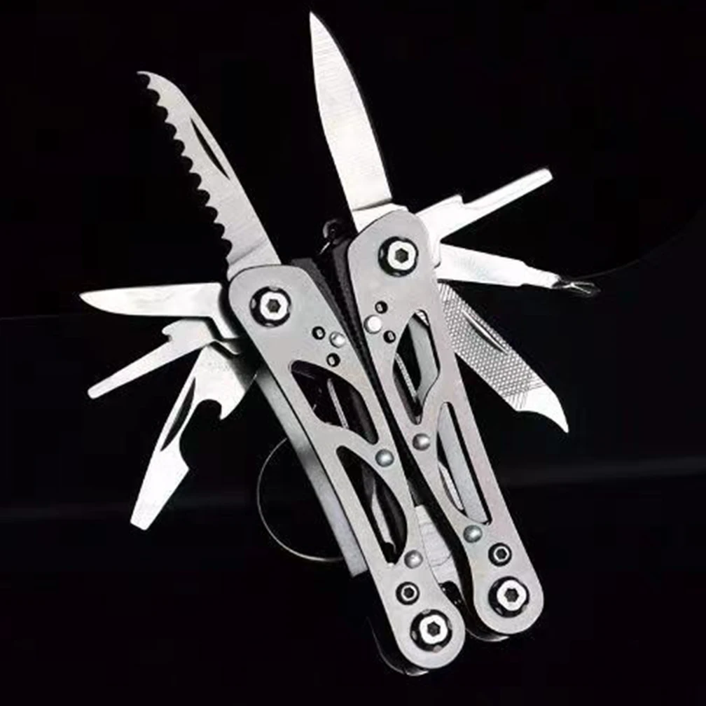 

10 Functions Multifunction Pliers Army Knives Cover Bags Nylon Oxford Folding Knife Packaging Case Gift Nylon Knife Set Kits DIY