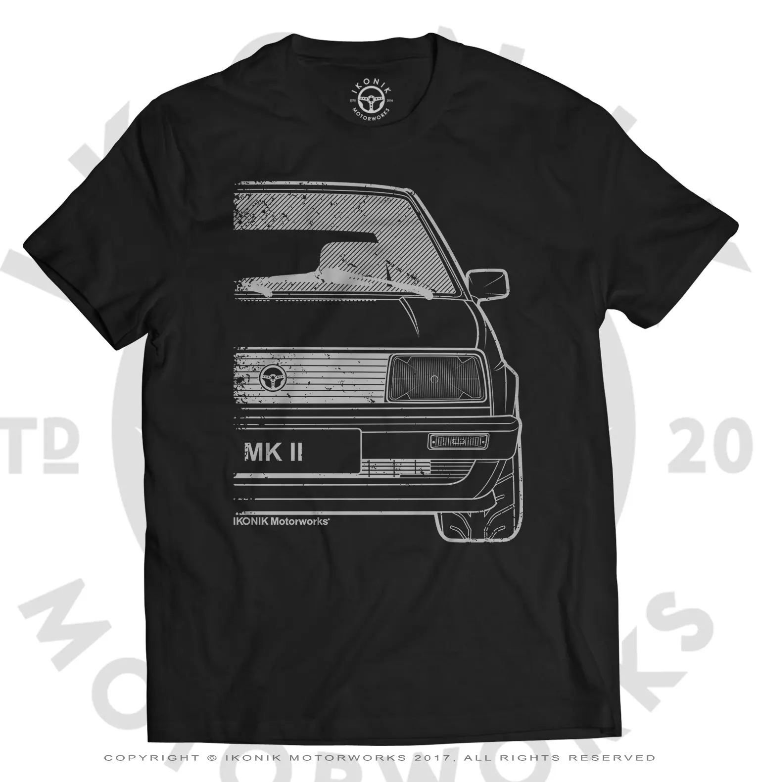 

GTI MK2 Мужская футболка потрясающая футболка с коротким рукавом мужская Базовая футболка с принтом 100% хлопок Топы И Футболки