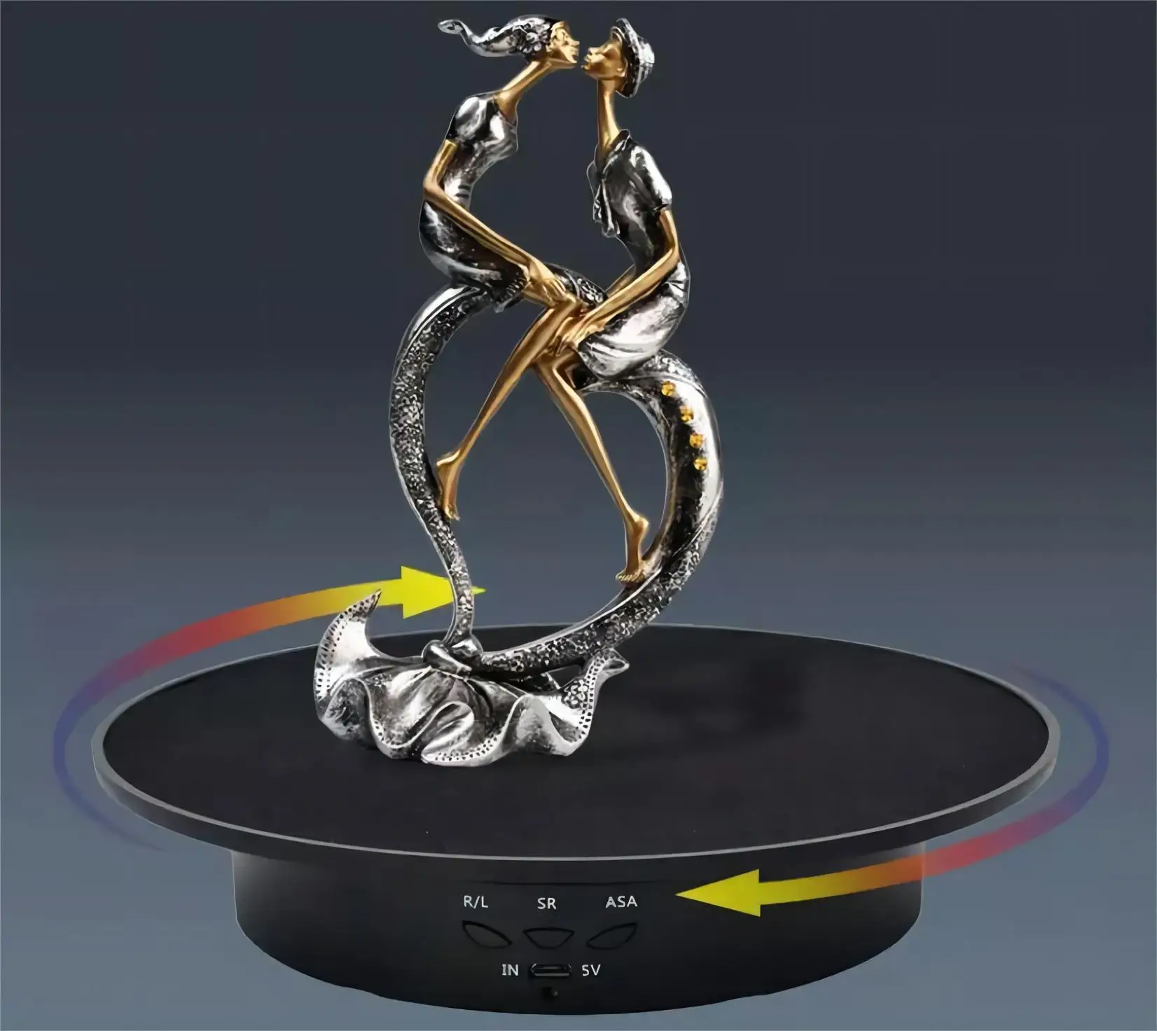 Вращающаяся подставка для дисплея 200 мм с 3 скоростями электрический продукт 360