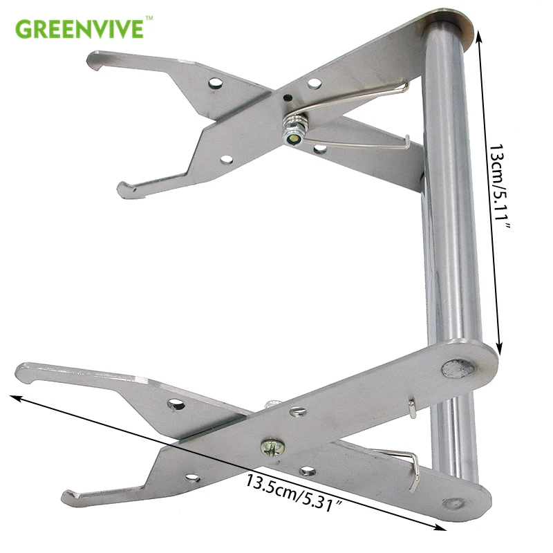 

BeeHive Frame Stainless Steel Holder Capture Grip Beekeeping Accessory Protect Bee Tools Sting Capture Grip Bee Hive Equipment