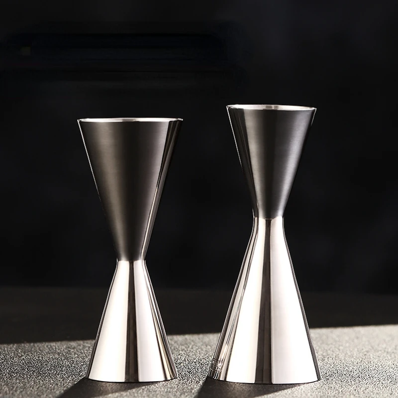 

30/45ml Or 30/60ml Stainless Steel Cocktail Shaker Measure Cup Dual Shot Drink Spirit Measure Jigger Kitchen Gadgets