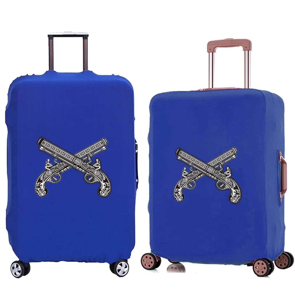 Luggage Cover Travel Suitcase Protective Cover for Trunk Case  18 '' -28 '' Foldable  Elastic Suitcase Cover Skull Pattern
