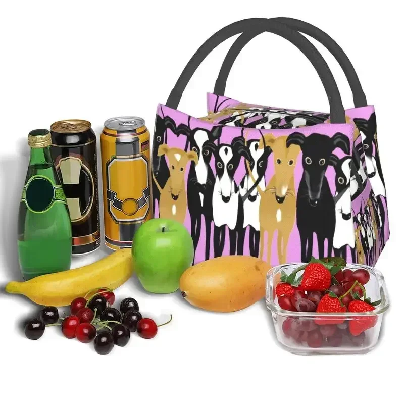 Герметичная сумка для ланча Greyhound женщин теплоизолированная Сумочка еды пикника