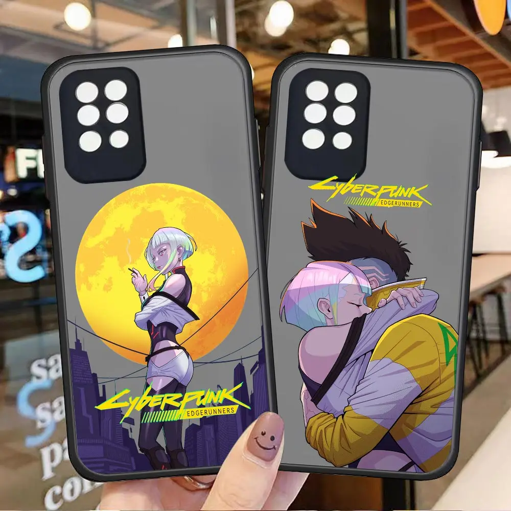 

Hot Game C-Cyberpunkes Cartoon Matte Case For Tecno Hot 12i 12 11s 11 10s 10i 10 9 8 Play Snfc Smart 6 5 4 HD S5 Cover Funda