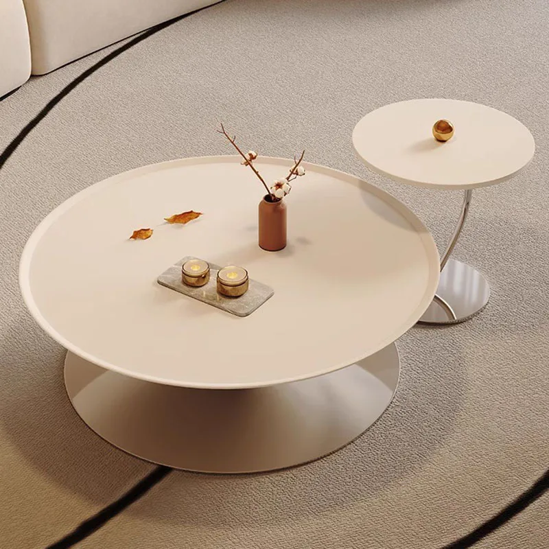 

Modern Wood Side Table Round Antique Living Room Coffee Table Hallway White Articulos Para El Hogar Decoration Accessories
