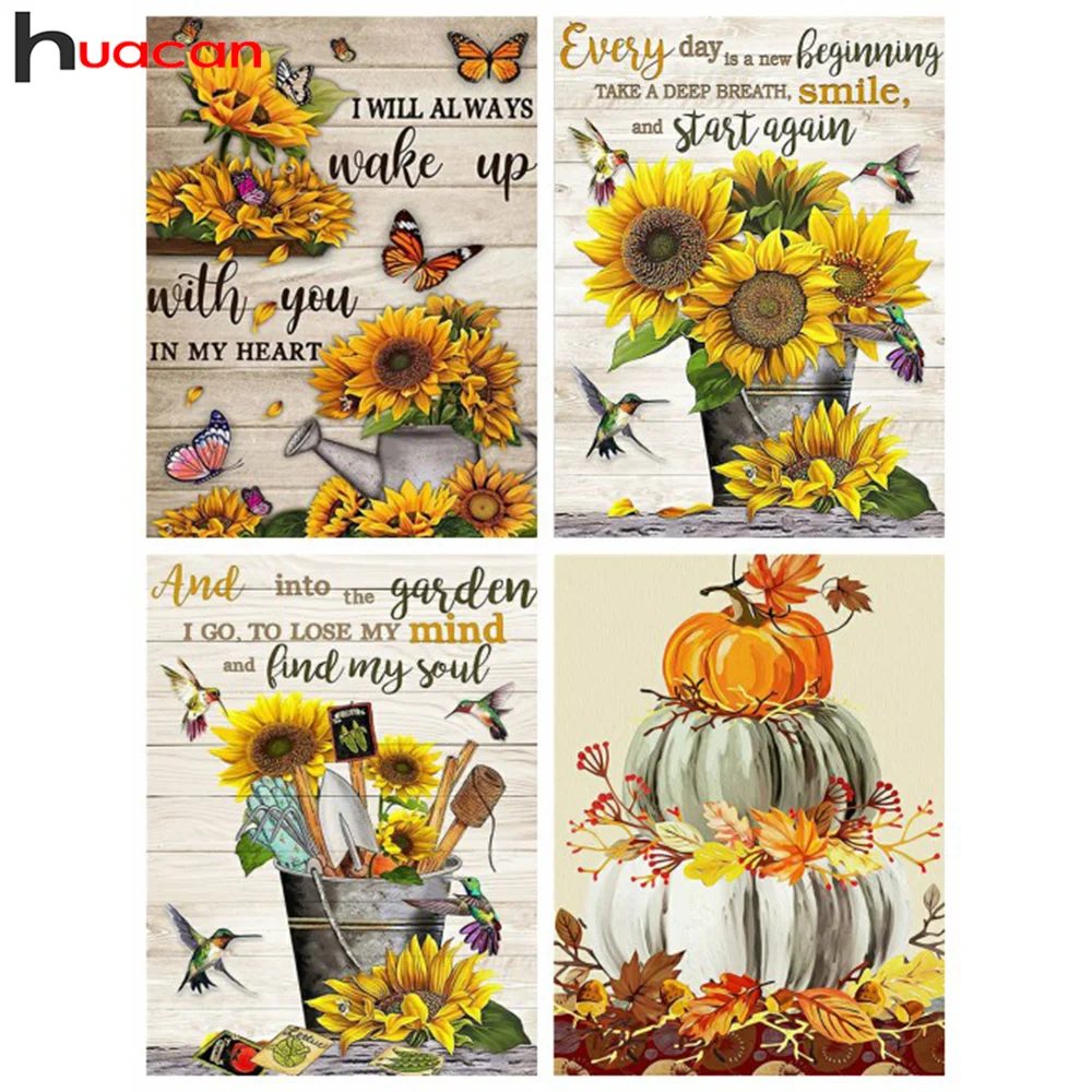 

Huacan 5d фототекст домашний декор Diy Вышивка мозаика Цветочная черная доска Набор для вышивки крестиком